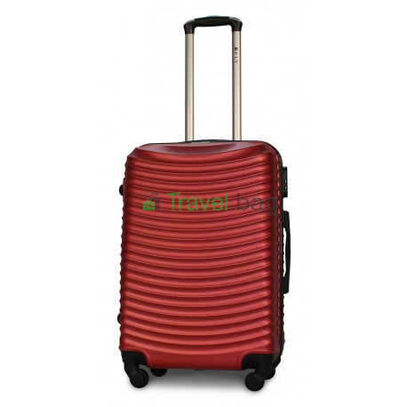 Чемодан пластиковый FLY 1053 средний красный 65 см