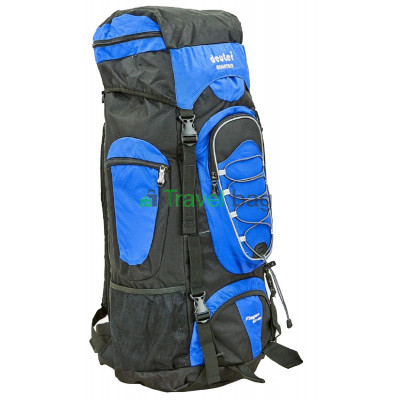 Рюкзак туристический каркасный DEUTER 60+10 литров нижний вход синий