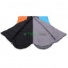 Спальный мешок одеяло с капюшоном черно-оранжевый 1350г/м2, 190+30х75см, t от -10 до +10