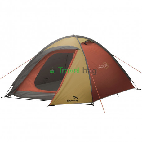 Палатка трехместная Easy Camp Meteor 300 золотисто-бордовая