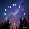 Настенные часы MIROLOKS Галактика 35х35 см M00015