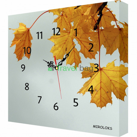 Настенные часы MIROLOKS Осень 35х35 см M00029