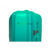 Чемодан пластиковый AIRTEX 280 средний бирюзовый
