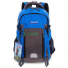 Рюкзак туристический ZELART 30л жесткая спина, поясной ремень 50х33х16 серо-синий