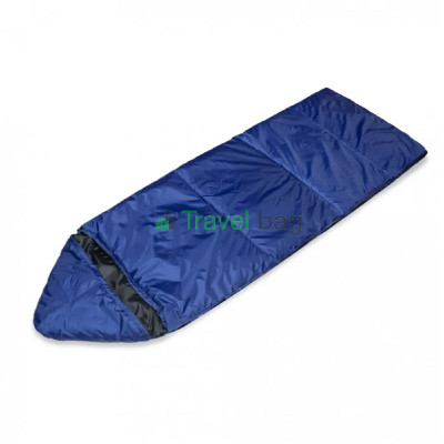 Спальний мішок ковдра з капюшоном comfort 250 синій 250г/м2, 220х76см, t від -5 до +10