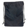 Рюкзак-мешок с карманом New balance на затяжках черно-ярко-синий надпись