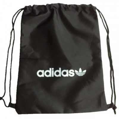 Рюкзак-мешок Adidas на затяжках черный