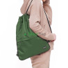 Рюкзак-мешок с карманом Tiger на затяжках оливковый
