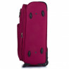Чемодан Suitcase большой бордовый тканевый 70 см