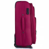 Чемодан Suitcase большой бордовый тканевый 70 см