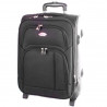Чемодан Suitcase большой серый тканевый 70 см