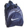 Сумка спортивная Nike со скошенными карманами средняя темно-сине-серая 56 см