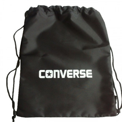 Рюкзак-мешок Converse на затяжках черный