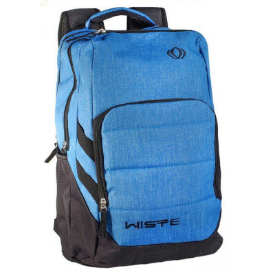 Рюкзак спортивный Wispe 45х30 черно-голубой