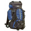 Рюкзак туристический каркасный COLOR LIFE 75 (65+10) литров нижний вход темно-синий