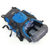 Рюкзак туристический каркасный COLOR LIFE 58(+20)х38х20 65(+10)л темно-синий