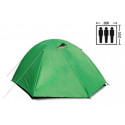 Палатка трехместная 2.00 х 2,00 м зеленая с тентом T2SY007