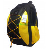 Рюкзак спортивный Uksport со шнурками черно-желтый 42х30 см