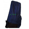 Рюкзак спортивный с кожаным дном черно-синий 45х30 см