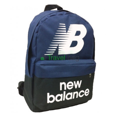Рюкзак спортивный New balance черно-синий 40х30 см