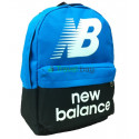 Рюкзак спортивный New balance черно-голубой 40х30 см