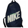 Рюкзак городской Nike (Найк) синий с белой надписью 40х27 см