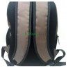 Рюкзак спортивный c ромбом на 2 отдела коричневый 42х30 см