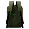 Рюкзак городской для ноутбука 42х29 см серо-зеленый