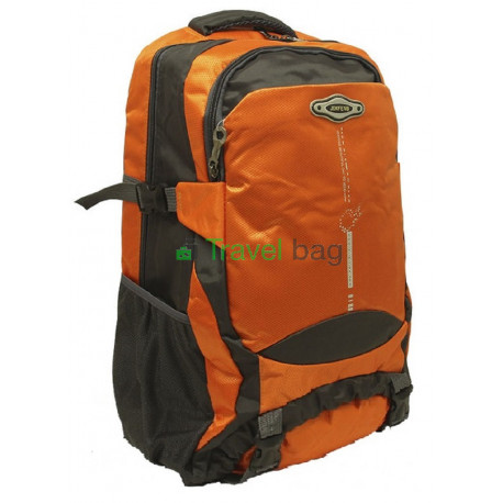 Рюкзак туристический 30 л JDXFENG 52х32х17 серо-оранжевый
