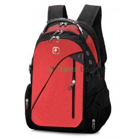 Рюкзак спортивный SWISSGEAR 7652R 30л 44x32x17 черно-красный