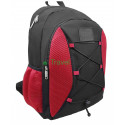 Рюкзак спортивный Uksport со шнурками черно-красный 41х30 см